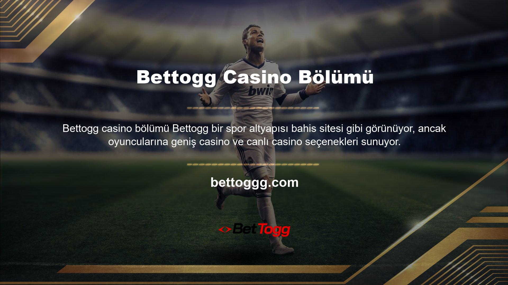 Bettogg casino bölümünde yüzlerce casino oyunu oynamanın heyecanını yakalayabilirsiniz